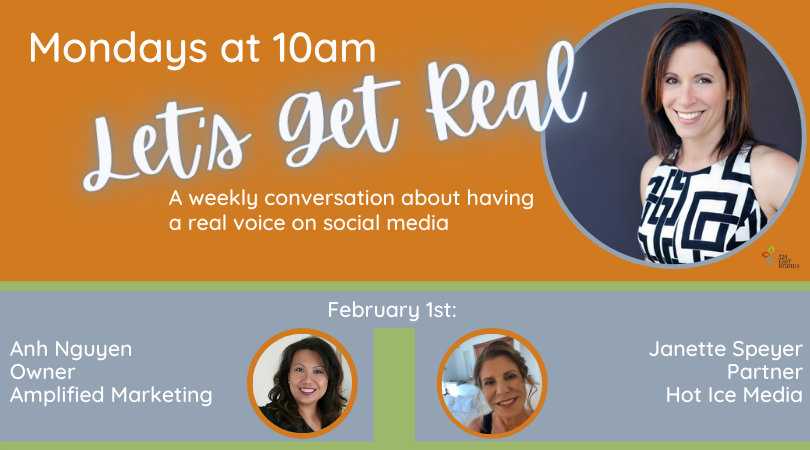 Let’s get real promo -Anh Nguyen and Janette Speyer